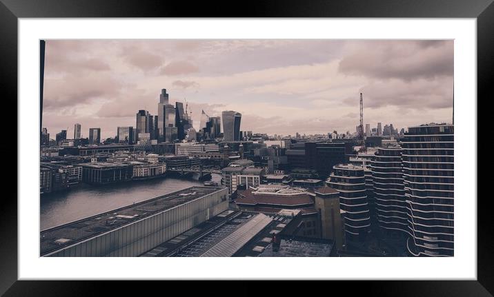 London calling  Framed Mounted Print by Rachael Smith