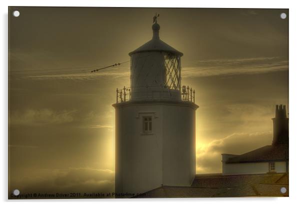 Solar Lighthouse Acrylic by Andrew Driver