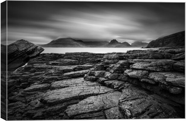From Elgol to the Cuillin Canvas Print by Dave Bowman