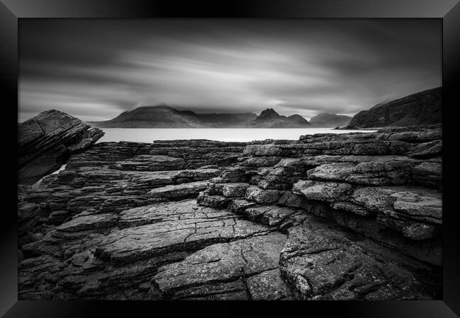 From Elgol to the Cuillin Framed Print by Dave Bowman