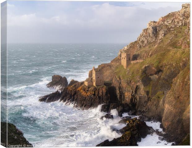 The Crowns Botallack Canvas Print by Andy Durnin