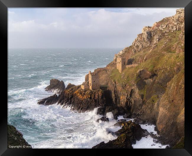 The Crowns Botallack Framed Print by Andy Durnin