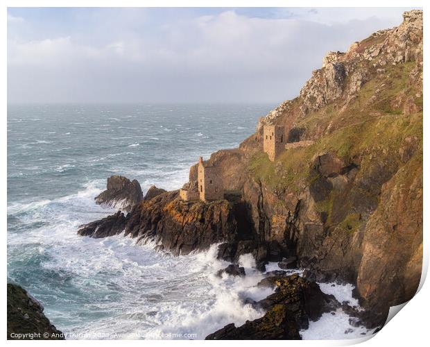 The Crowns Botallack Print by Andy Durnin