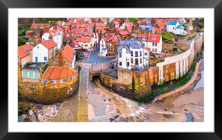 The Bay Hotel Robin Hood's Bay Framed Mounted Print by Tim Hill