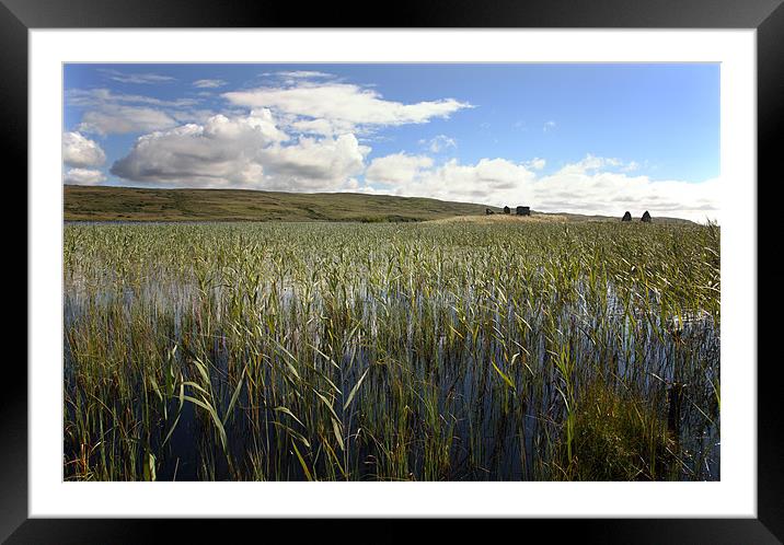 Islay Loch Finlaggan Framed Mounted Print by david harding
