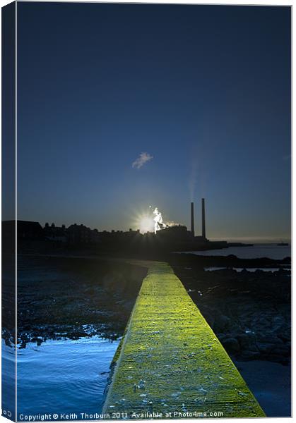 Cockenzie Power Staion Canvas Print by Keith Thorburn EFIAP/b