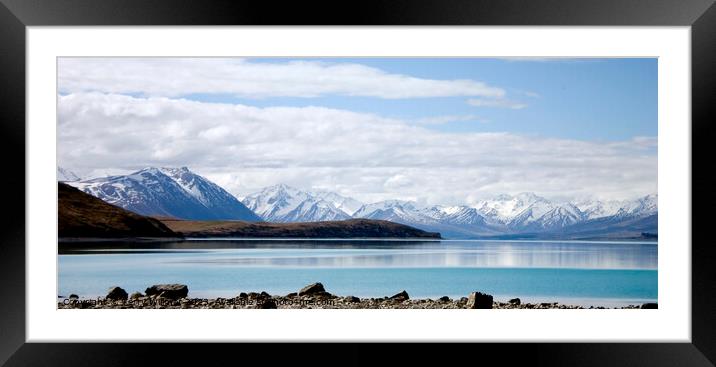 Tekapo Framed Mounted Print by Terry Willmer