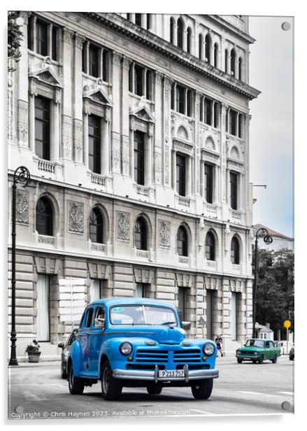 A shot of colour in Havana Acrylic by Chris Haynes