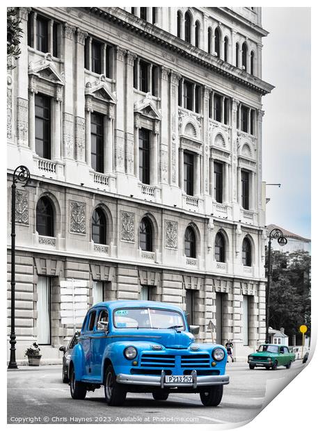 A shot of colour in Havana Print by Chris Haynes