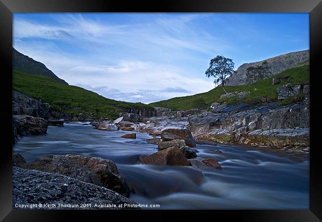 River Etive Framed Print by Keith Thorburn EFIAP/b