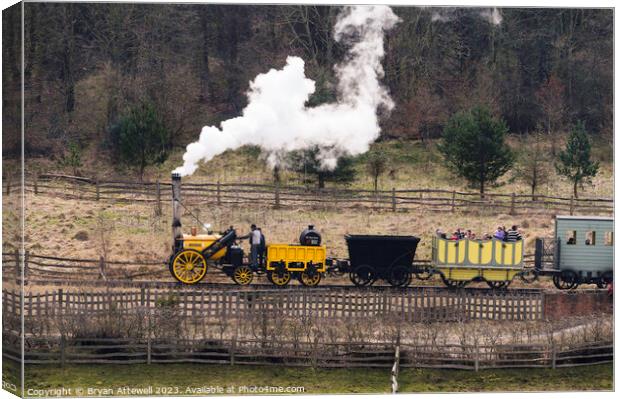 Stephenson's Rocket Canvas Print by Bryan Attewell