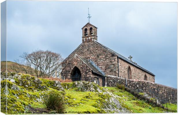 St James Church in Buttermere Canvas Print by Keith Douglas