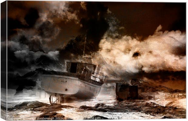 Shipwrecked Canvas Print by Horace Goodenough