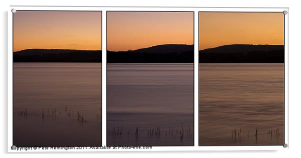 Triptych of the Exe Acrylic by Pete Hemington