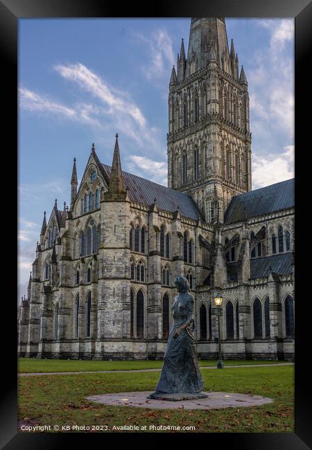 Salisbury Cathedral Wiltshire Framed Print by KB Photo