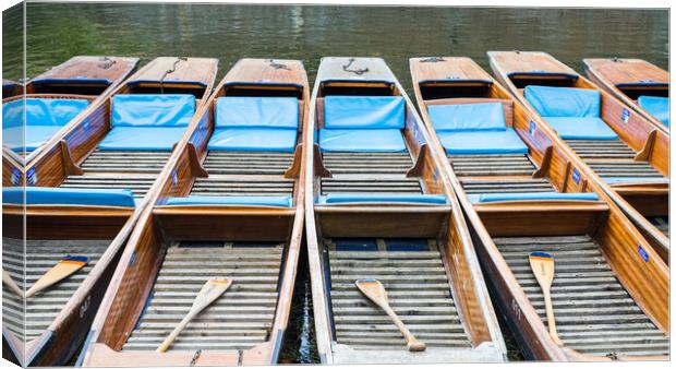 Punts lined up ready Canvas Print by Jason Wells