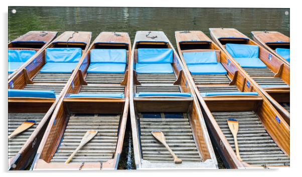 Punts lined up ready Acrylic by Jason Wells
