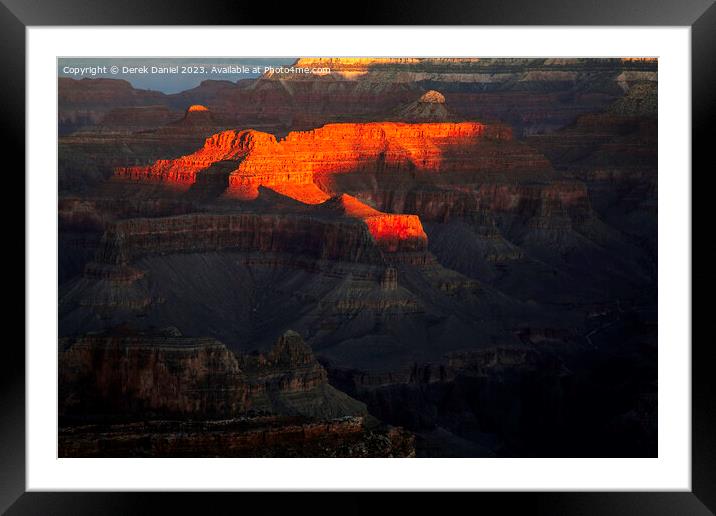 Grand Canyon National Park  Framed Mounted Print by Derek Daniel