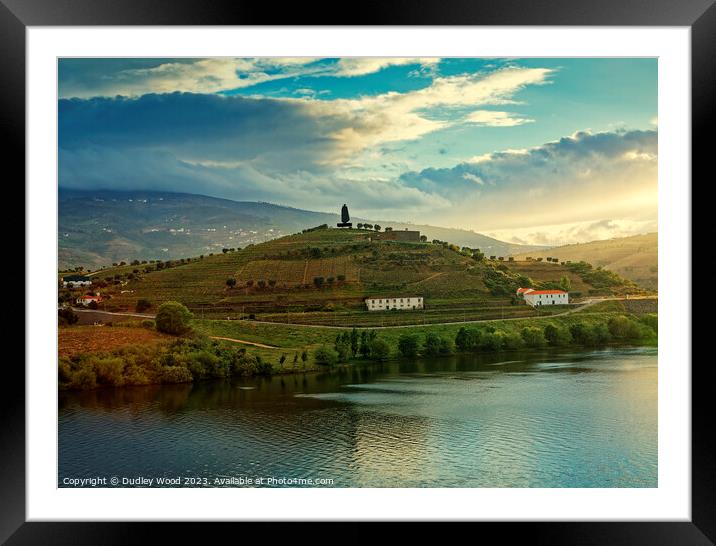 Douro sunset Framed Mounted Print by Dudley Wood