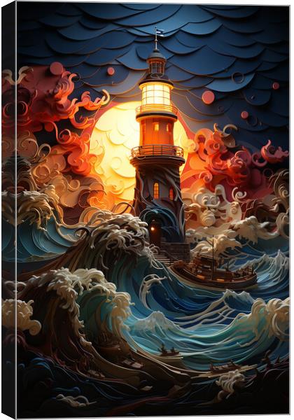 The Storm  Canvas Print by CC Designs
