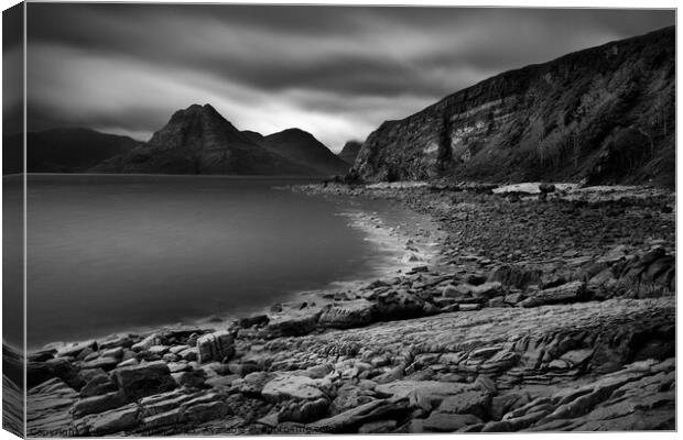 Clouds Over the Cuillin Canvas Print by Dave Bowman