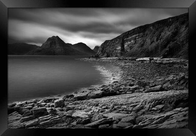 Clouds Over the Cuillin Framed Print by Dave Bowman