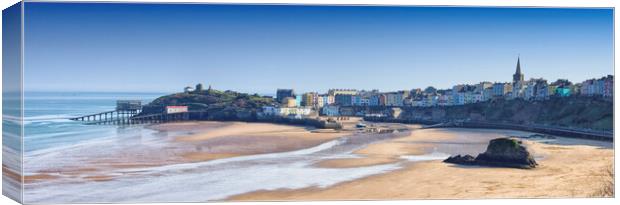 Tenby South Wales Canvas Print by John Gilham