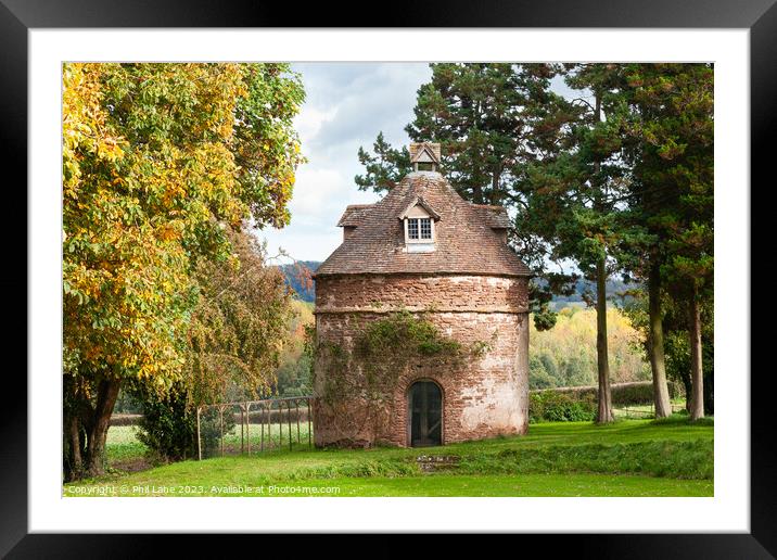 The Norman dovecote at Kyre Park Worcestshire  Framed Mounted Print by Phil Lane