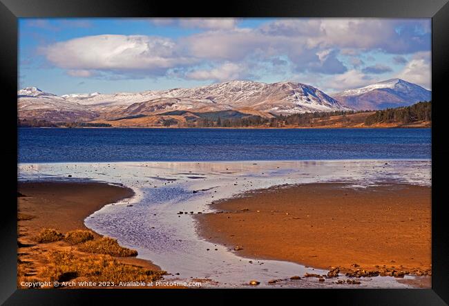 Loch Tulla, looking towards Black Mount, Lochaber, Framed Print by Arch White