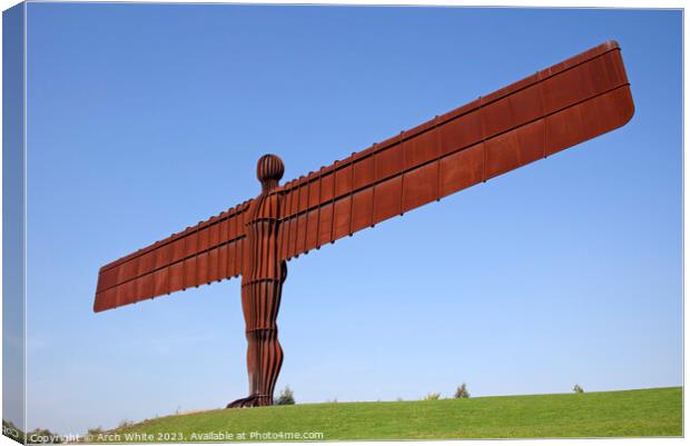 Angel of the North, Gateshead, England, Canvas Print by Arch White