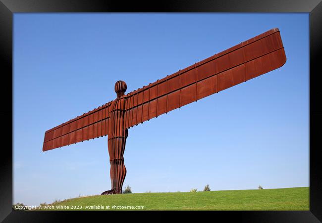 Angel of the North, Gateshead, England, Framed Print by Arch White