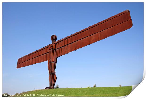 Angel of the North, Gateshead, England, Print by Arch White