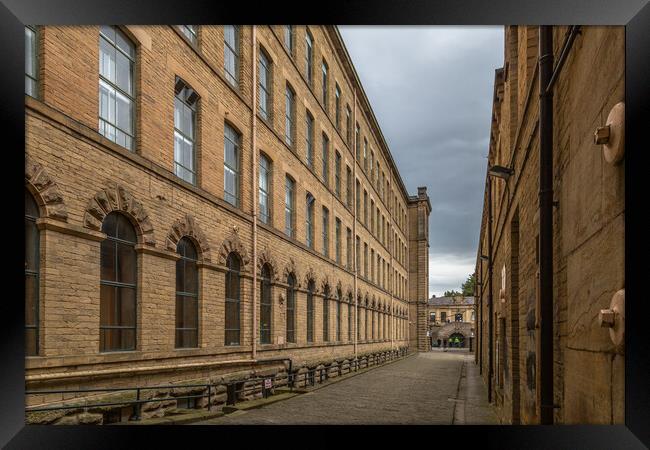 Salts Mill in Saltaire, Yorkshire.  Framed Print by Ros Crosland