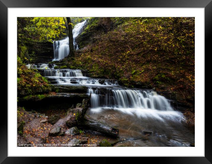 Scaleber Force Waterfall Framed Mounted Print by Craig Yates