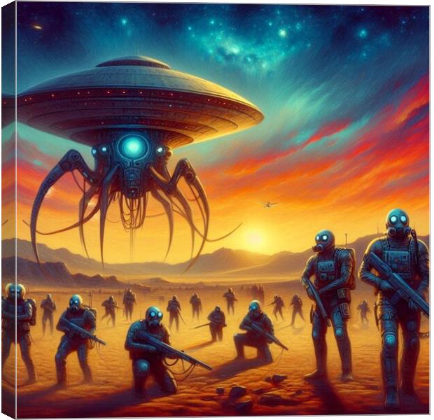The invasion is underway  Canvas Print by Paddy 
