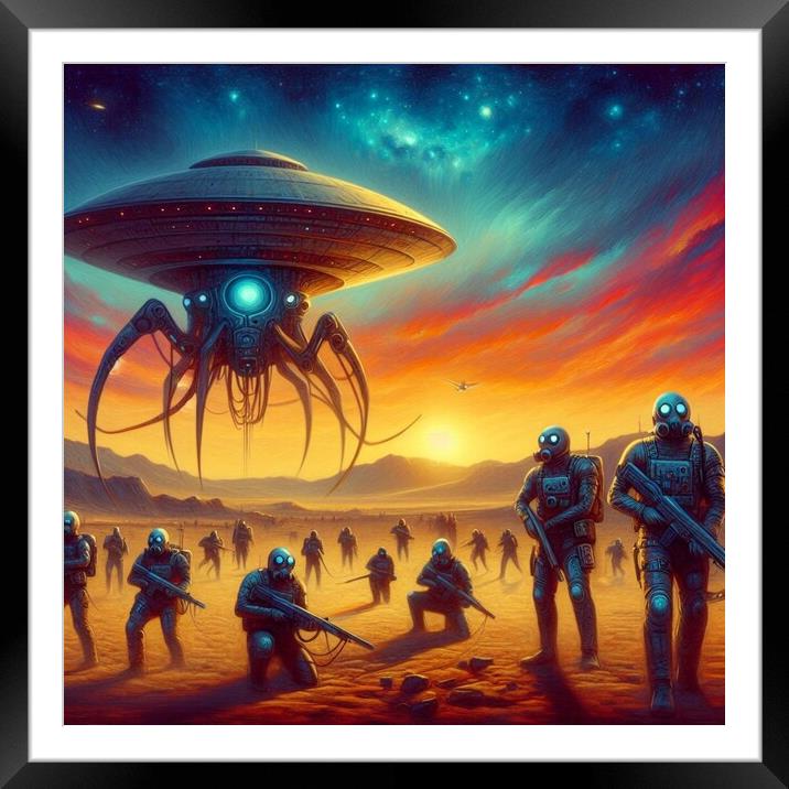 The invasion is underway  Framed Mounted Print by Paddy 