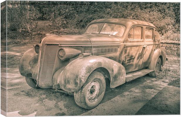 1937 buick special Canvas Print by Derrick Fox Lomax