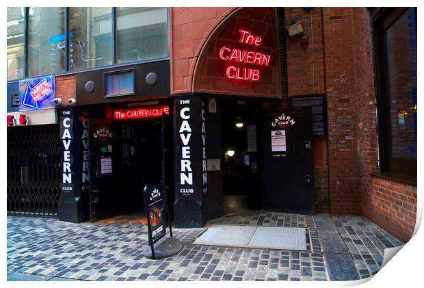 The Cavern Club Print by Alison Chambers