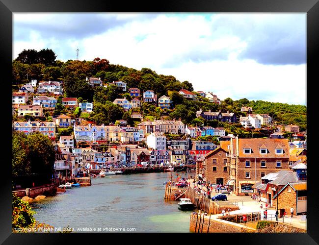 Looe, Cornwall. Framed Print by john hill
