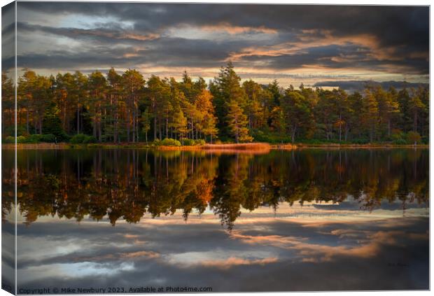 Cragside Reflections in Autumn Canvas Print by Bear Newbury