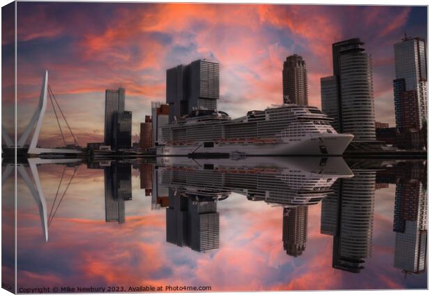 Rotterdam Reflections Canvas Print by Bear Newbury