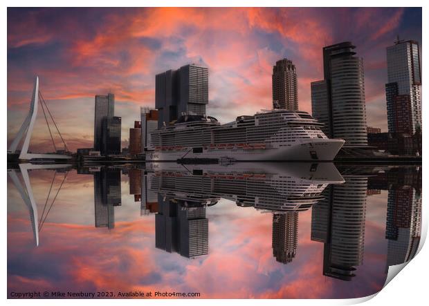 Rotterdam Reflections Print by Bear Newbury