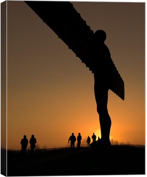 angel of the north Canvas Print by Northeast Images