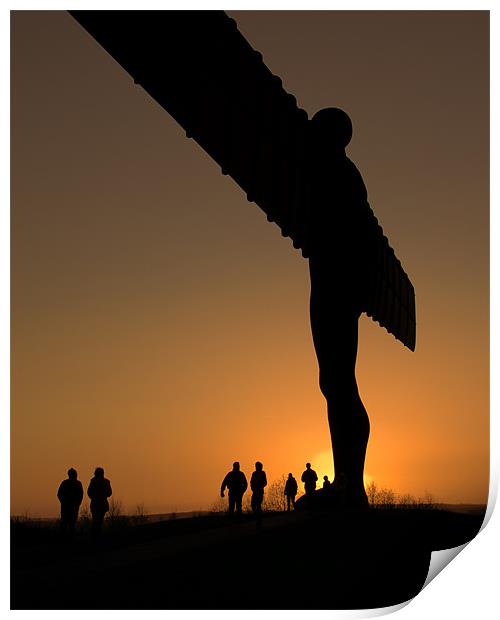 angel of the north Print by Northeast Images