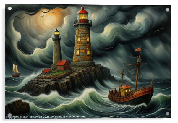 Lighthouse I Acrylic by Olgast 