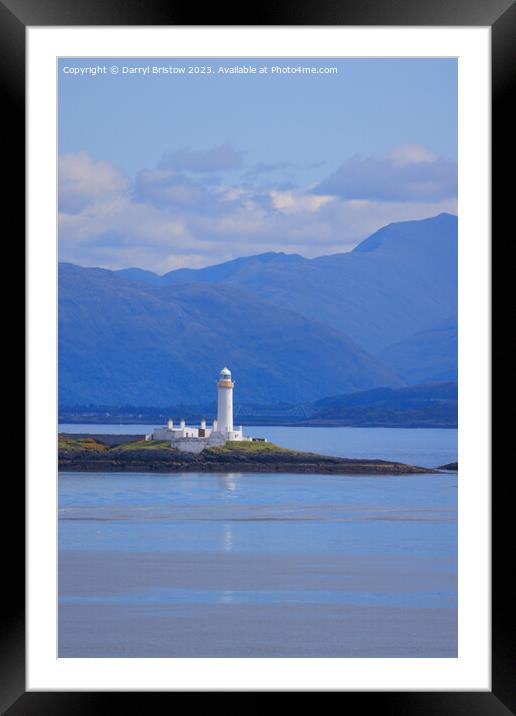Lismore Lighthouse Framed Mounted Print by Darryl Bristow