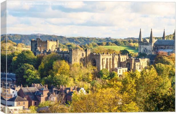 Durham Castle Canvas Print by Bryan Attewell