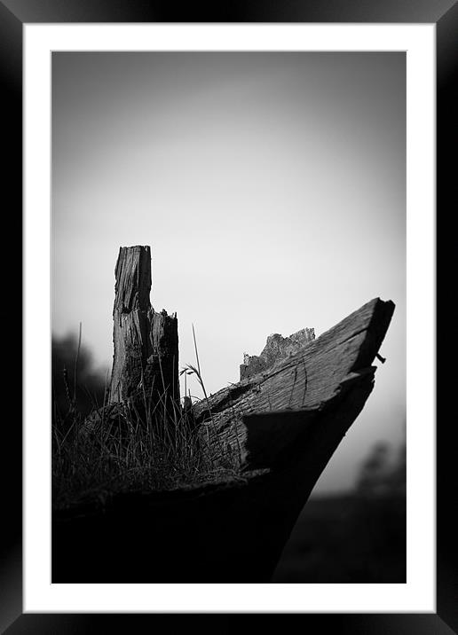 Abandoned Boat10 Framed Mounted Print by Celtic Origins