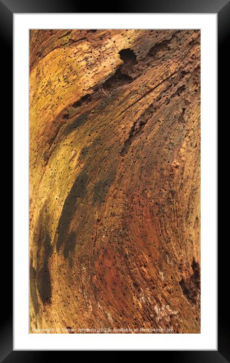 Outdoor stonerock Framed Mounted Print by Simon Johnson
