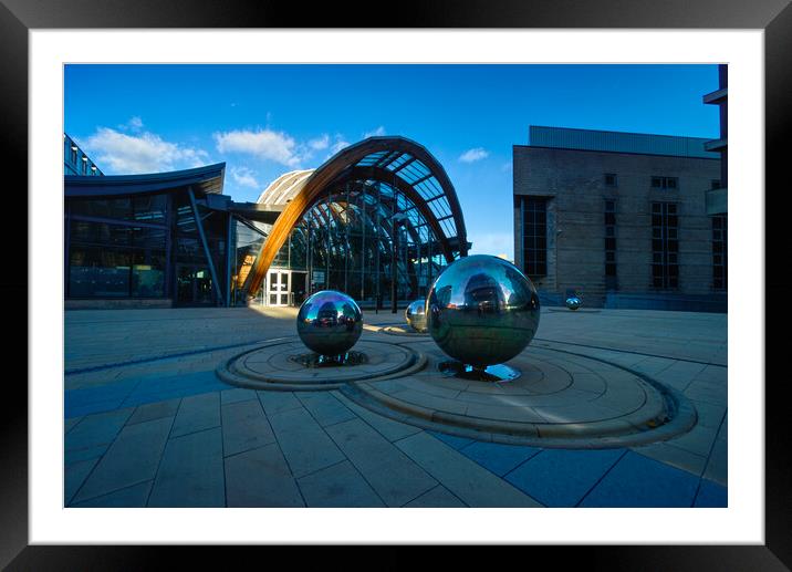 Sheffield Steel Balls Framed Mounted Print by Alison Chambers